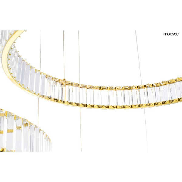 Lampa wisząca LIBERTY 3B złota - Moosee