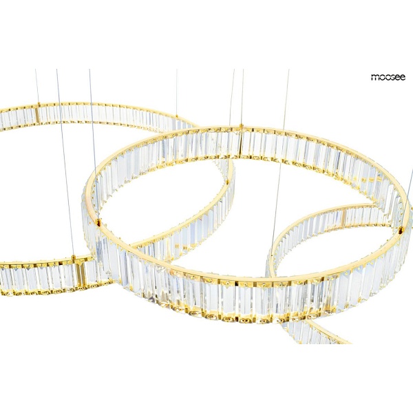 Lampa wisząca LIBERTY 3B złota - Moosee