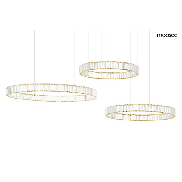 Lampa wisząca LIBERTY 3B złota - Moosee