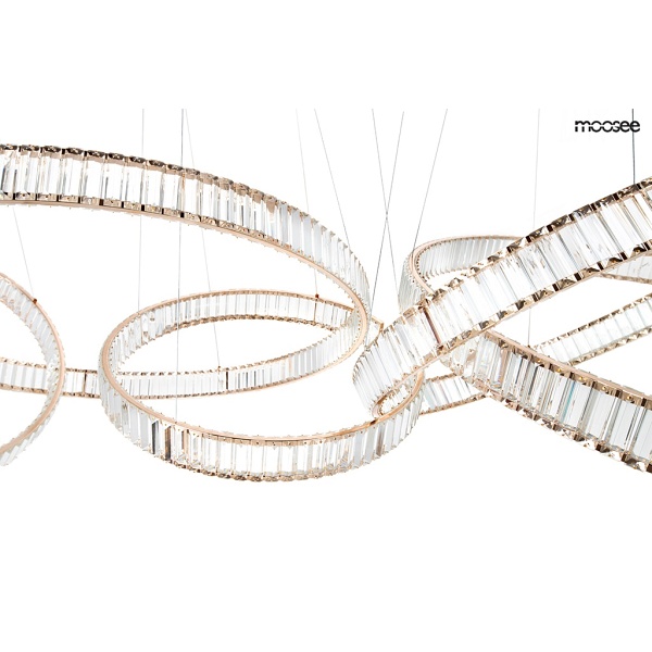 Lampa wisząca LIBERTY LINE 8 złota - Moosee