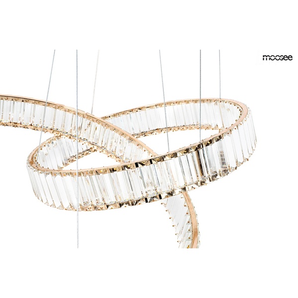 Lampa wisząca LIBERTY LINE 8 złota - Moosee