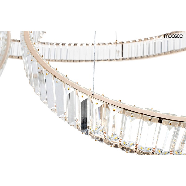 Lampa wisząca LIBERTY LINE 8 złota - Moosee