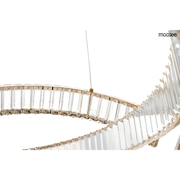 Lampa wisząca LIBERTY LINE 8 złota - Moosee