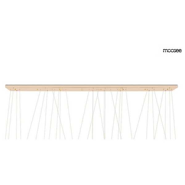 Lampa wisząca LIBERTY LINE 8 złota - Moosee