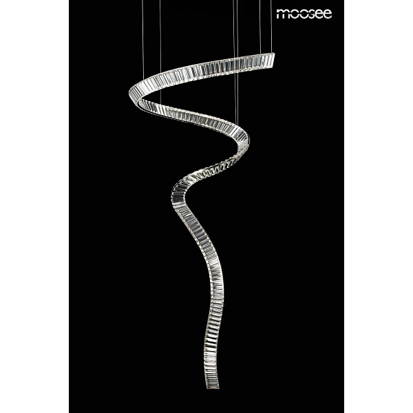 Lampa wisząca WAVE CORDON 1A chrom - Moosee