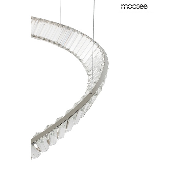 Lampa wisząca WAVE CORDON 1A chrom - Moosee