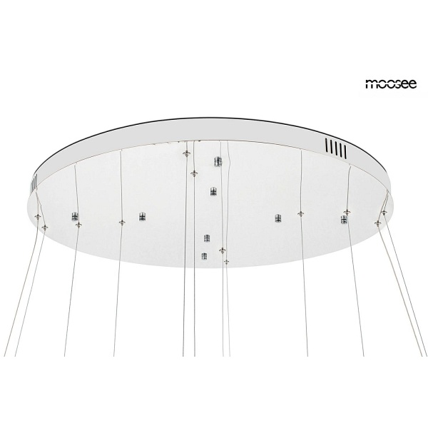 Lampa wisząca WAVE CORDON 2B chrom - Moosee