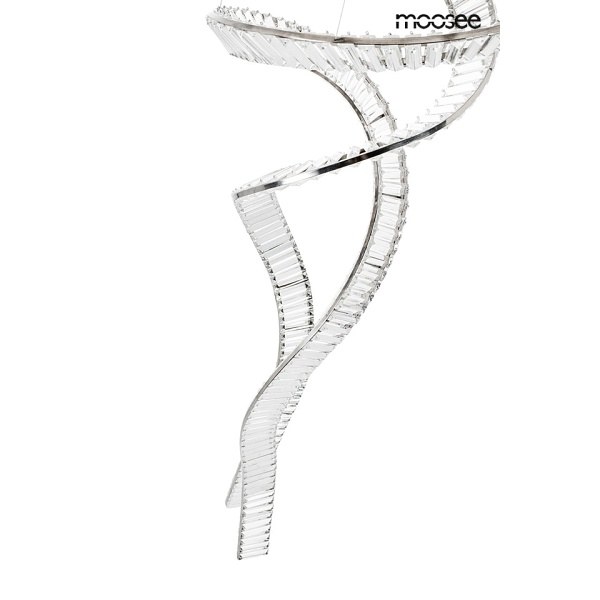 Lampa wisząca WAVE CORDON 2B chrom - Moosee