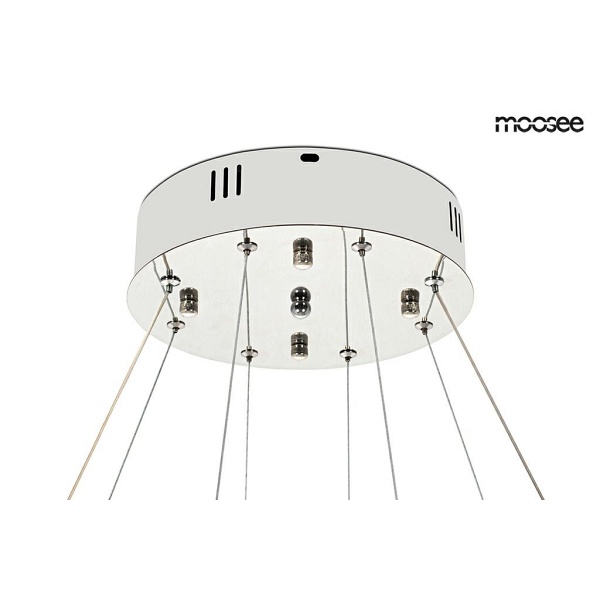 Lampa wisząca WAVE 130 chrom - Moosee