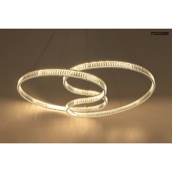 Lampa wisząca WAVE 160A chrom - Moosee