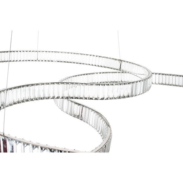 Lampa wisząca WAVE 160A chrom - Moosee