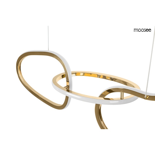 Lampa wisząca JAZZ 3 złota - Moosee