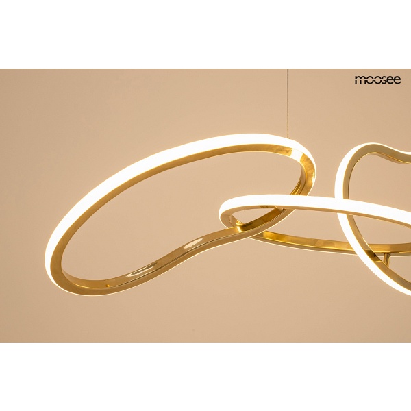 Lampa wisząca JAZZ 3 złota - Moosee