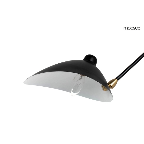 Lampa ścienna RAVEN - aluminium, stal węglowa - Moosee