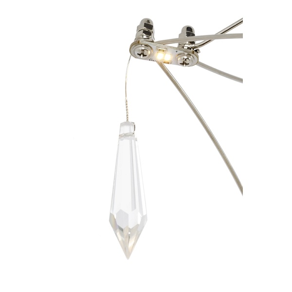 Lampa wisząca CONSTELATION 100 - LED, stal szczotkowana - Moosee