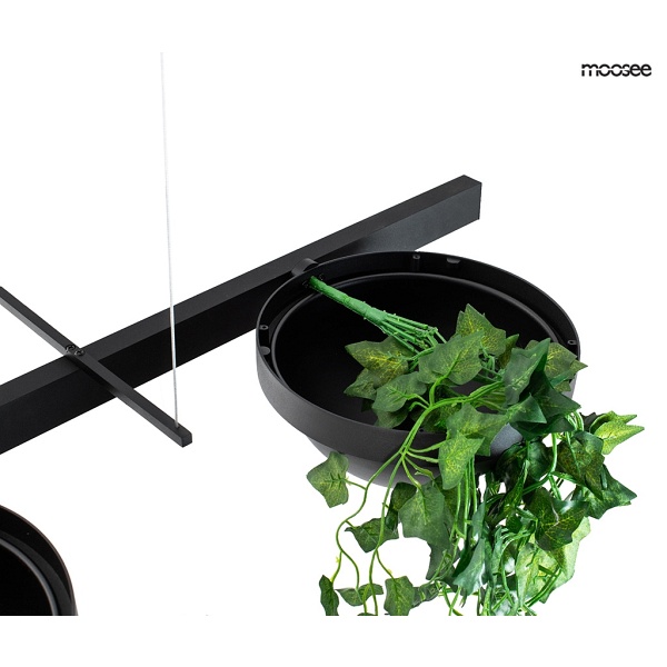 Lampa wisząca PLANT LINE czarna - Moosee