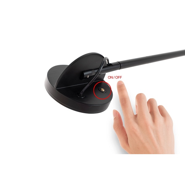 Lampa ścienna GEAR czarna - Moosee