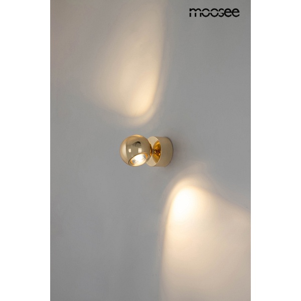 Lampa ścienna EOS złoty - Moosee