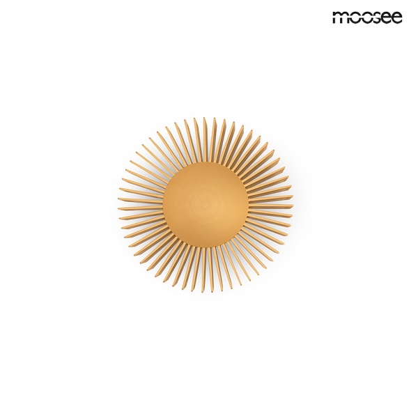 Lampa ścienna SUNNY złota - Moosee