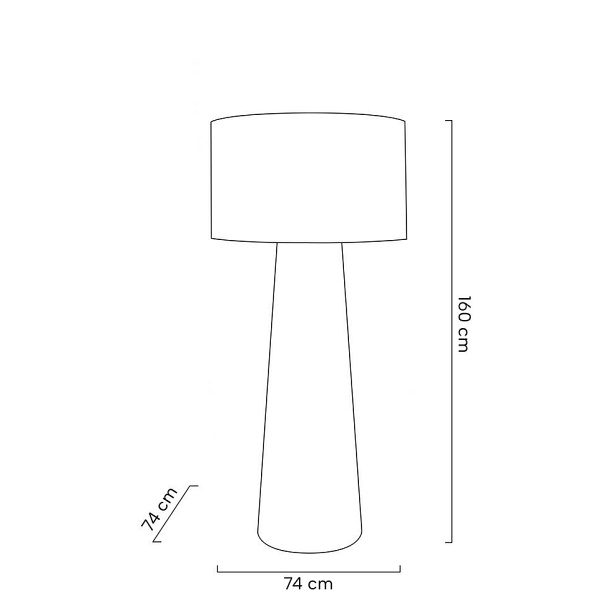 Lampa podłogowa KAS 160 - Moosee