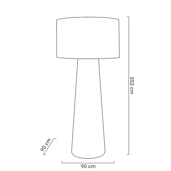 Lampa podłogowa KAS 200 - Moosee