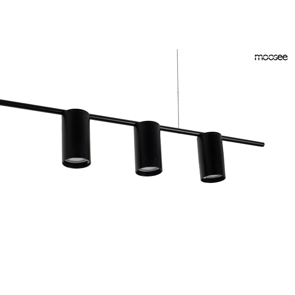 Lampa wisząca MODERNO czarna - Moosee