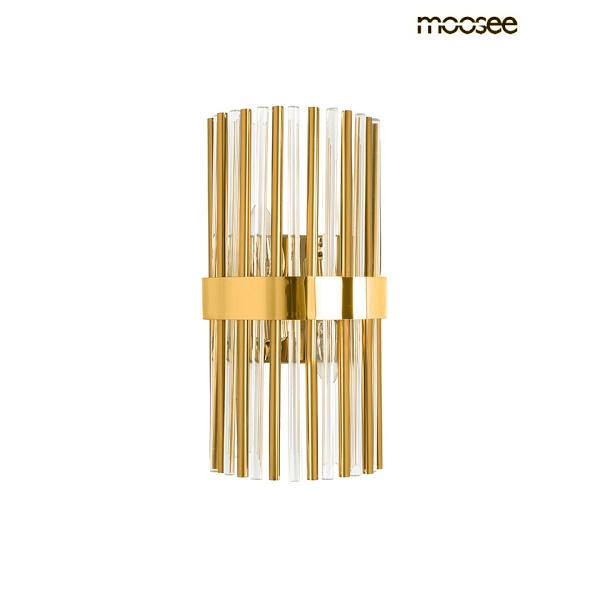 Lampa ścienna GARDA złota - Moosee