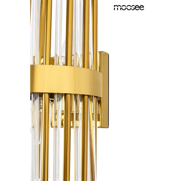 Lampa ścienna GARDA złota - Moosee