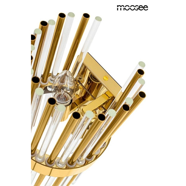 Lampa ścienna GARDA złota - Moosee