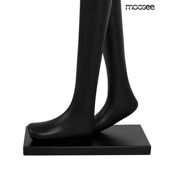 Lampa podłogowa HUMAN MOON - włókno szklane, szkło - Moosee