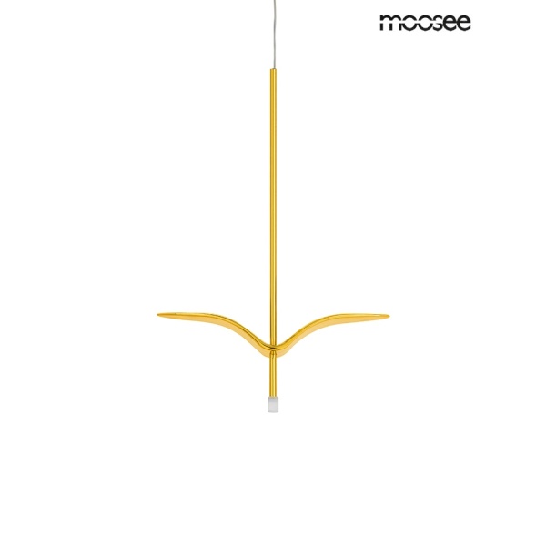 Lampa wisząca GAVI A złota - Moosee