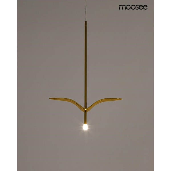 Lampa wisząca GAVI A złota - Moosee