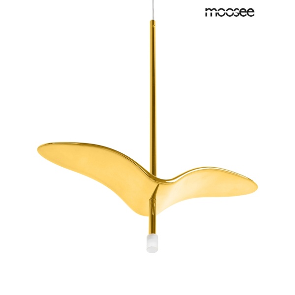 Lampa wisząca GAVI A złota - Moosee