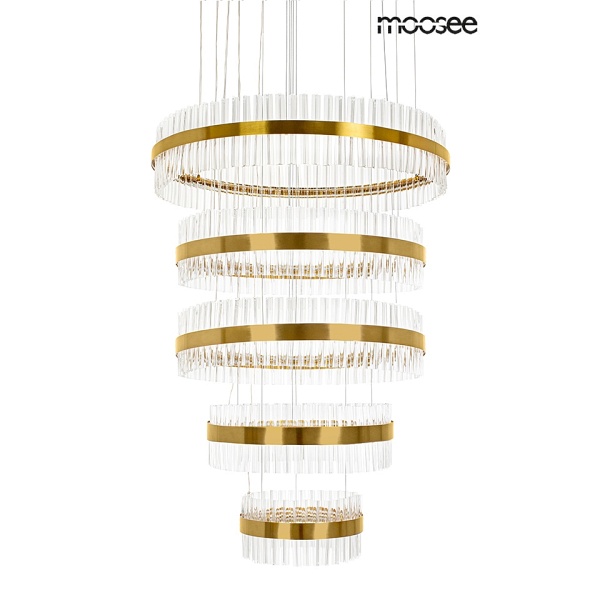 Lampa wisząca GHIA 5 złota - Moosee