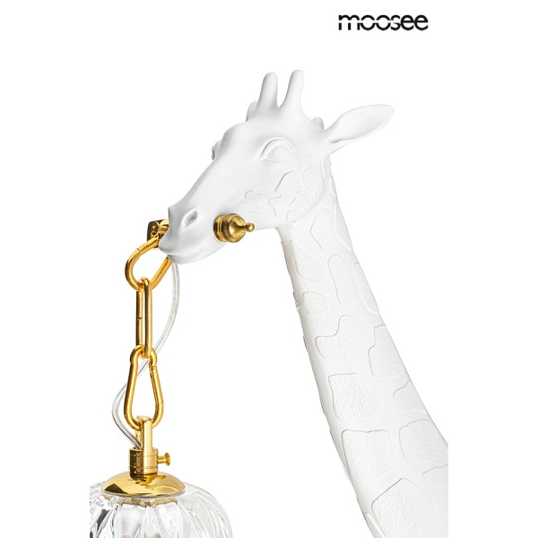 Lampa ścienna GIRAFFE biała - Moosee