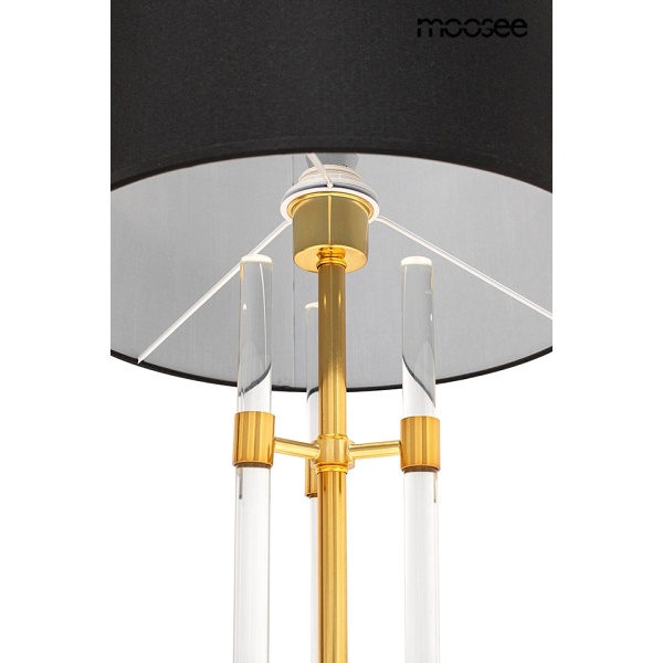 Lampa stołowa MOXY złota / czarna - Moosee