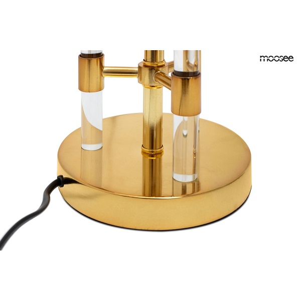 Lampa stołowa MOXY złota / czarna - Moosee