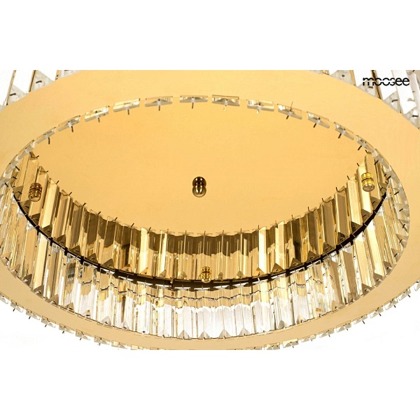 Lampa sufitowa / plafon BORRA złota - Moosee