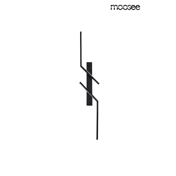 Lampa ścienna MAISON 60 czarna - Moosee