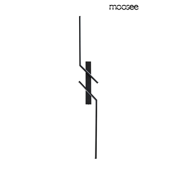Lampa ścienna MAISON 100 czarna - Moosee