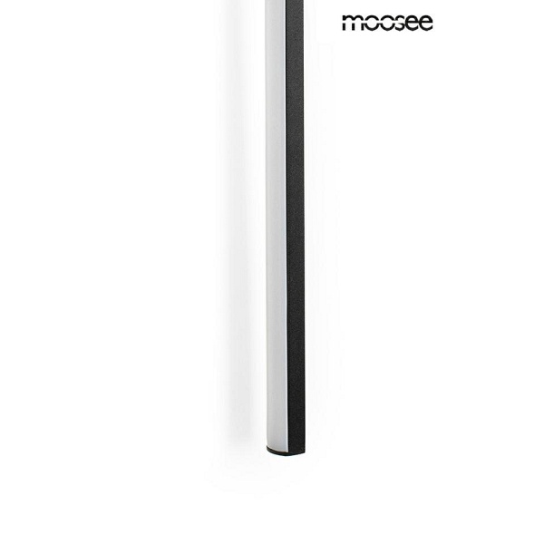 Lampa ścienna MAISON 100 czarna - Moosee