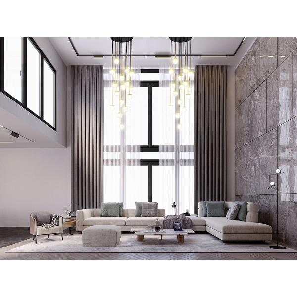 Lampa wisząca CANNON DISC 16 złota - Moosee