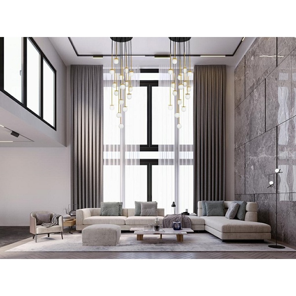 Lampa wisząca CANNON DISC 16 złota - Moosee