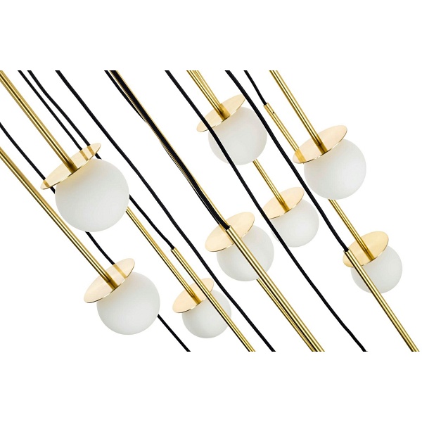 Lampa wisząca CANNON DISC 16 złota - Moosee