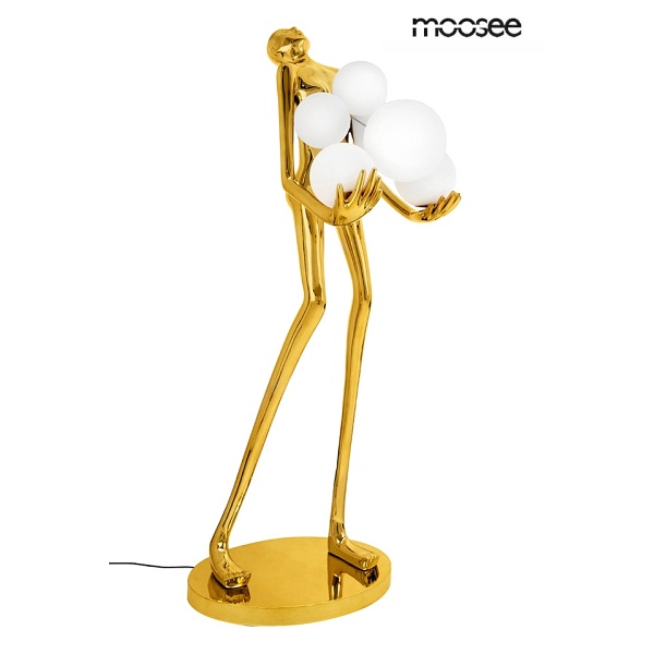 Lampa podłogowa HUMAN GOLD PREMIUM - Moosee