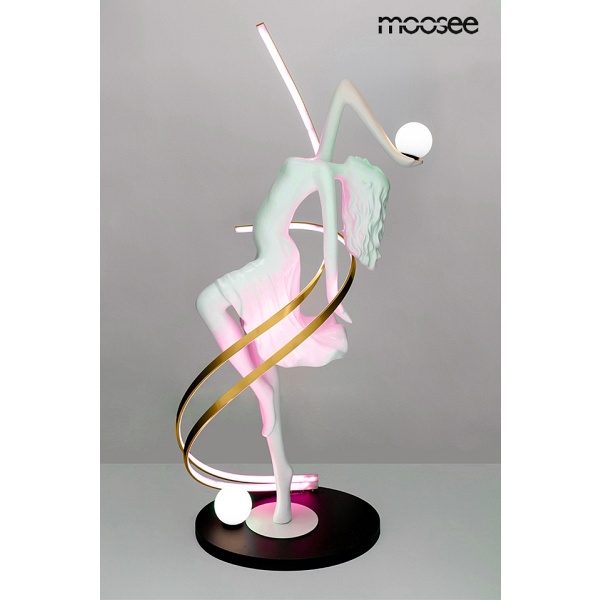 Lampa podłogowa DANCING QUEEN biała - Moosee