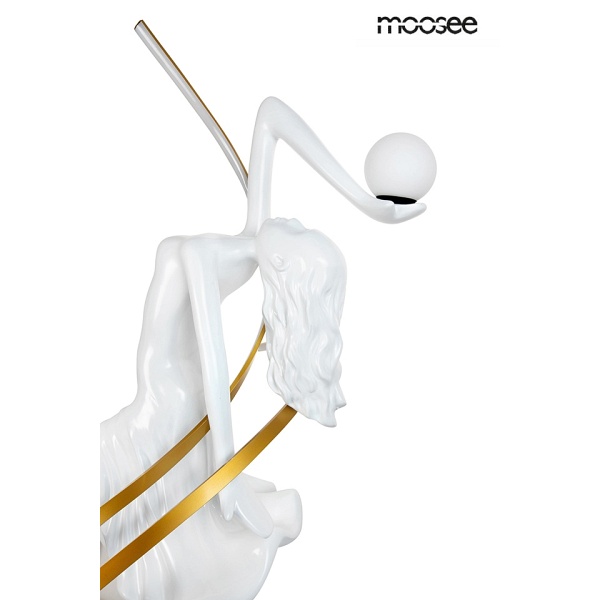 Lampa podłogowa DANCING QUEEN biała - Moosee