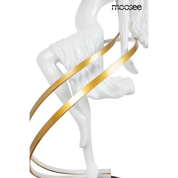 Lampa podłogowa DANCING QUEEN biała - Moosee