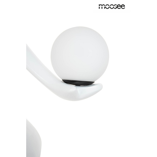 Lampa podłogowa DANCING QUEEN biała - Moosee