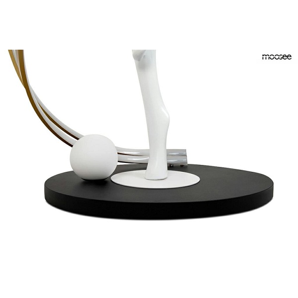 Lampa podłogowa DANCING QUEEN biała - Moosee